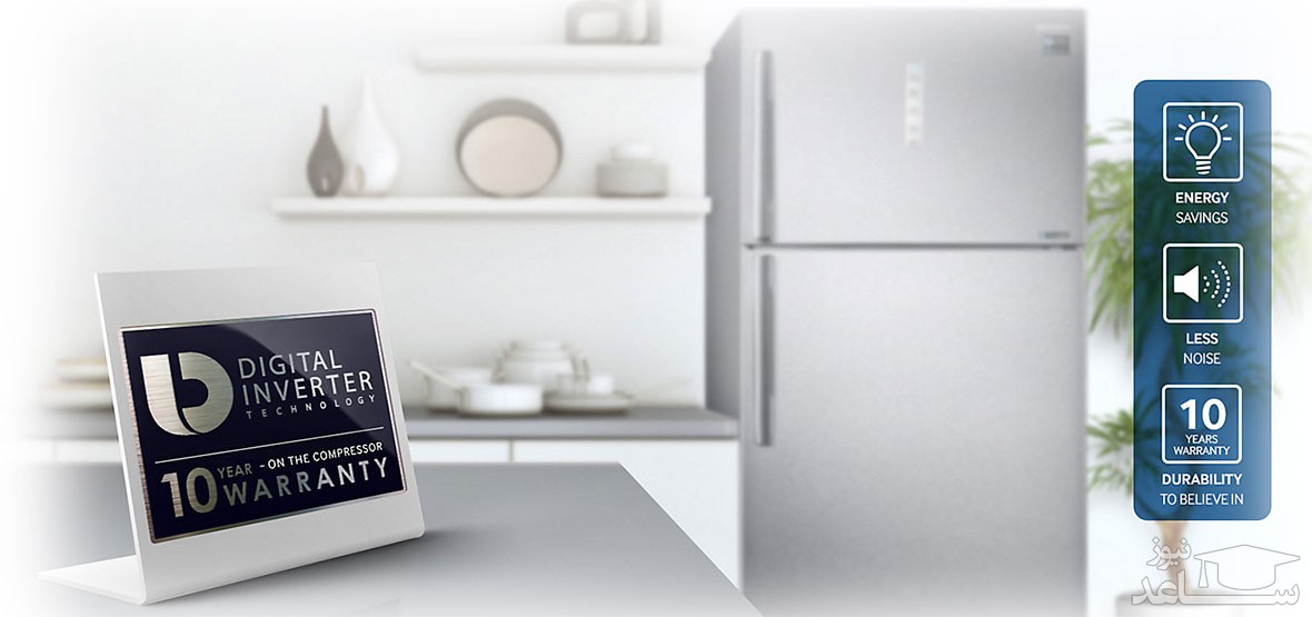 یخچال و فریزر بالا پایین سامسونگ مدل RT58