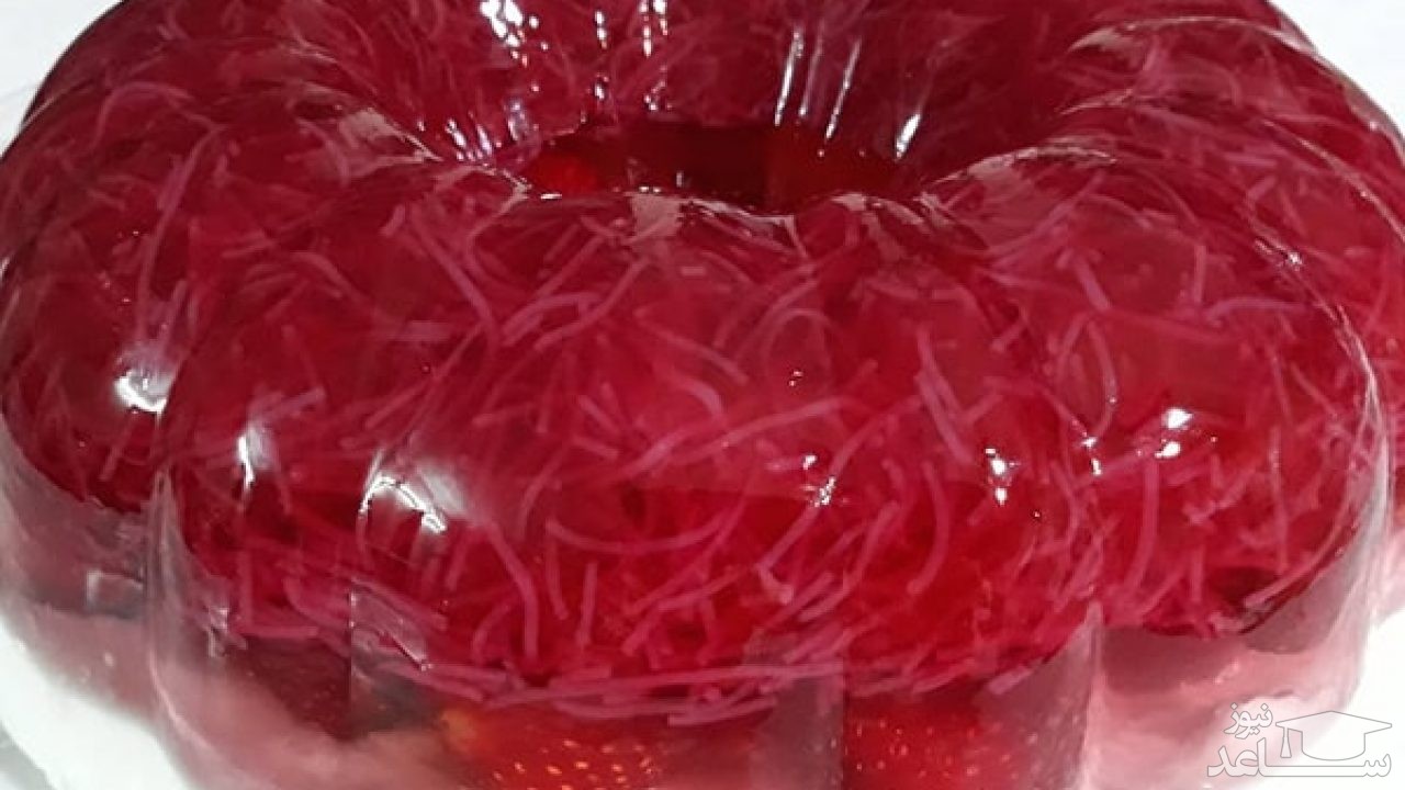 طرز تهیه ژله فالوده ای