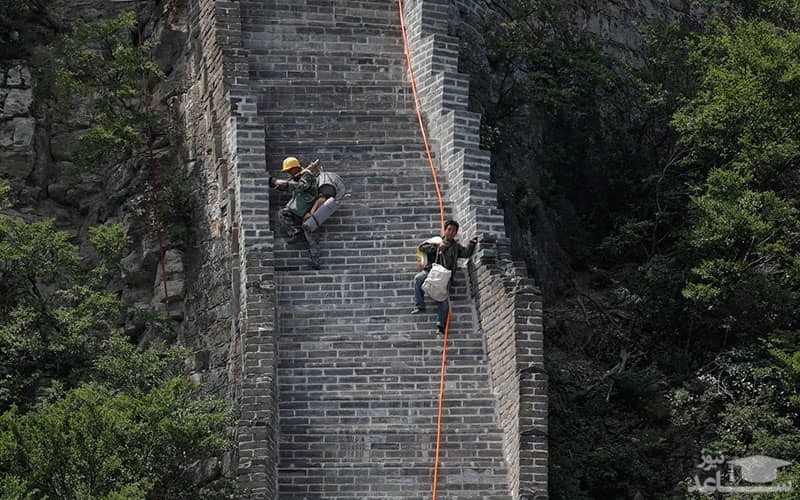 کارگران دیوار چین
