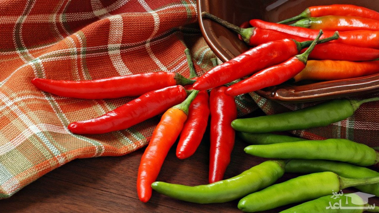 فلفل سبزوقرمز