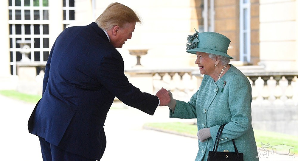 اظهارات خنده دار ترامپ در رابطه با دیدارش با ملکه انگلیس!