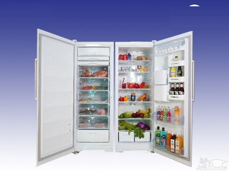 یخچال فریزر دوقلو پارس مدل بورانPRN17632EW/W