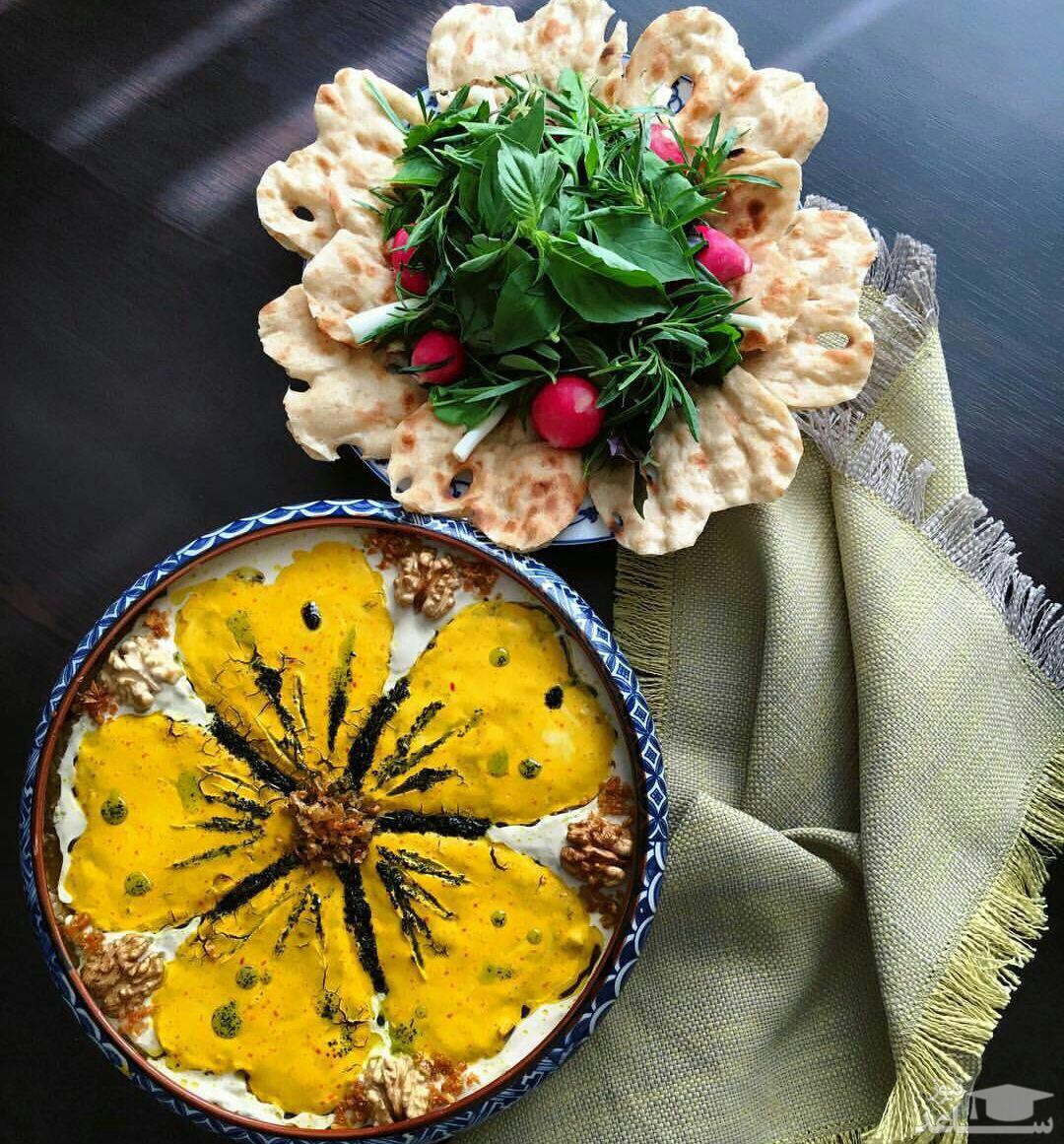 طرز تهیه آش شله قلم کار