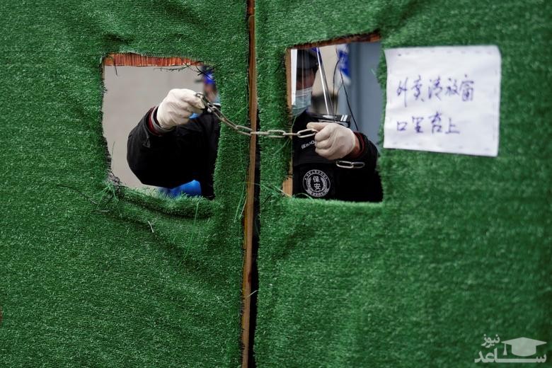 شهر قرنطینه شده شانگهای چین/ رویترز