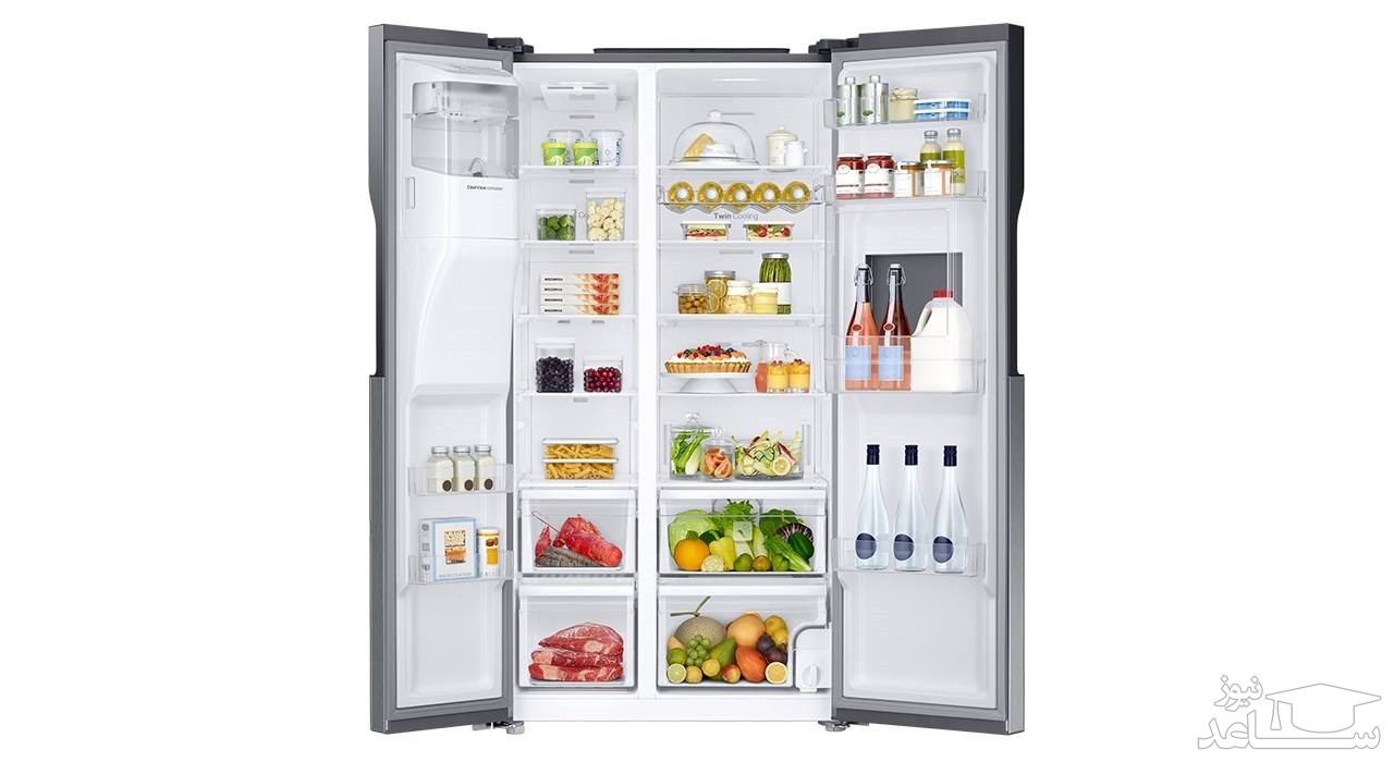 یخچال و فریزر ساید بای ساید سامسونگ مدل RS25