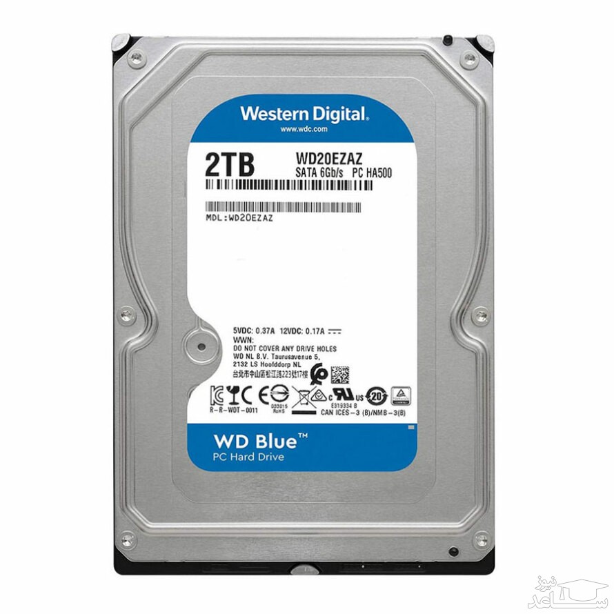 هارددیسک اینترنال وسترن دیجیتال مدل Blue WD20EZAZ ظرفیت 2 ترابایت