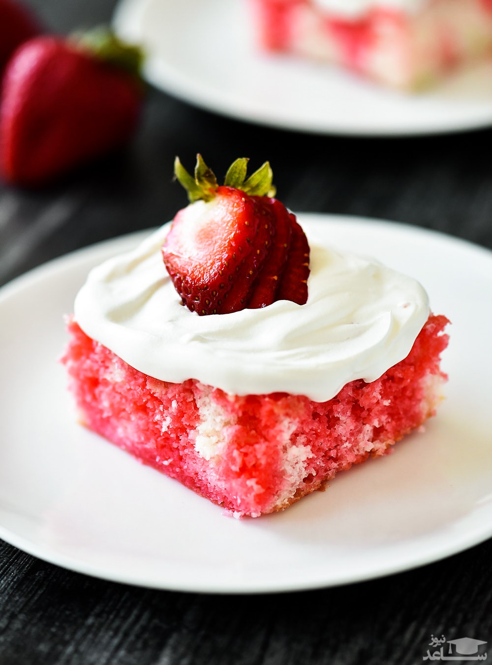 روش تهیه ژلو کیک دو رنگ خوشمزه