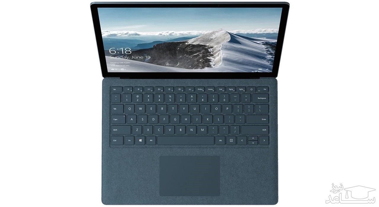 لپ تاپ 13 اینچی مایکروسافت مدل Surface Laptop Burgundy - S