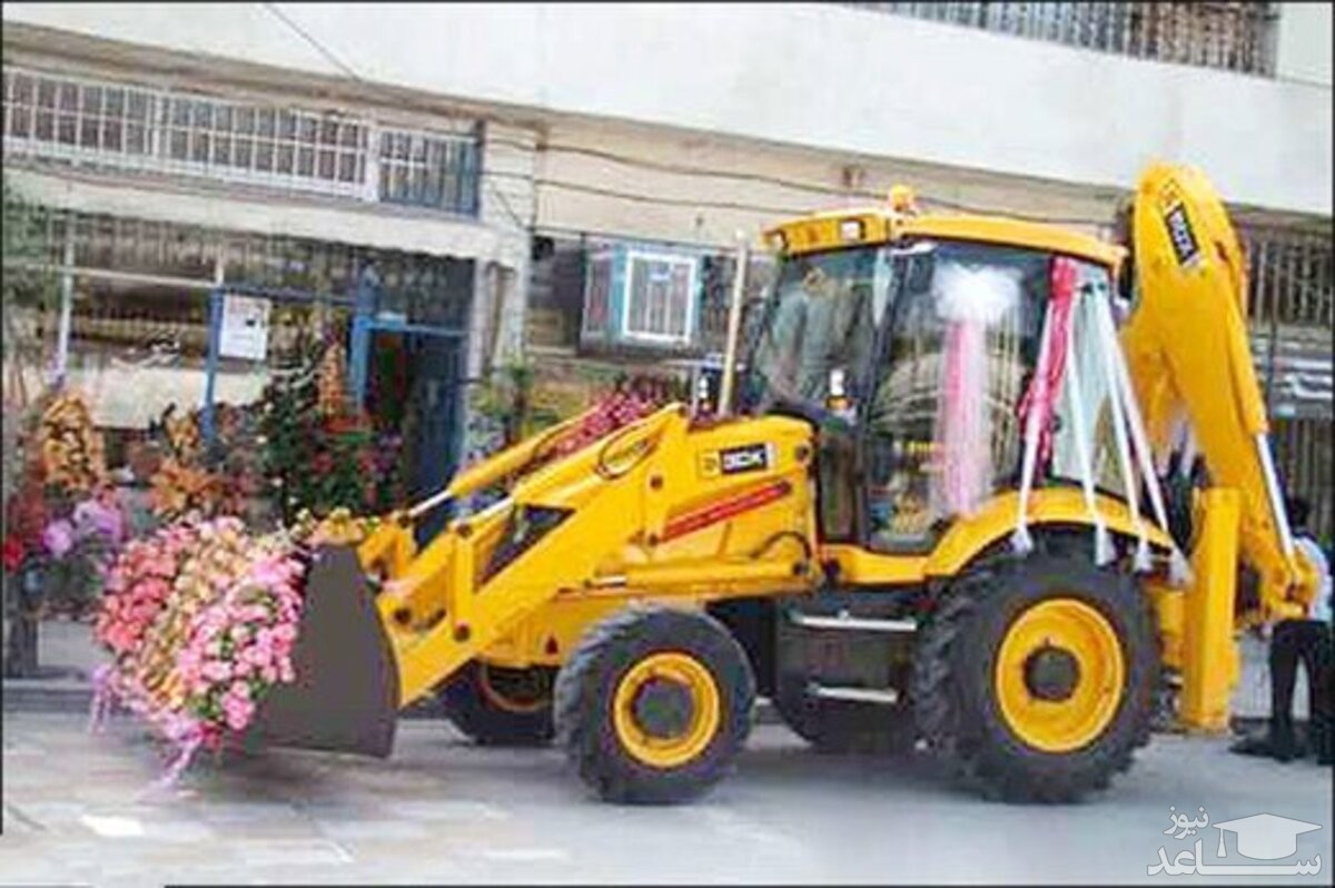 (فیلم) عجیب‌ترین عروس کشانی وسط برف با تراکتور