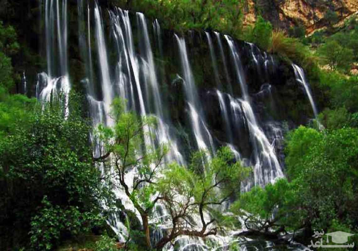 آشنایی با آبشار فصلی چم‌آو