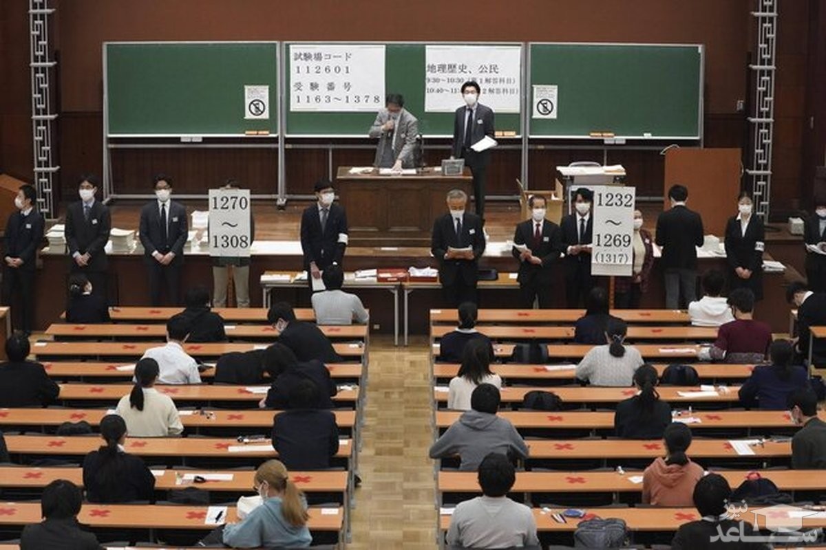 مردودی یک کنکوری به دلیل نپوشاندن بینی با ماسک