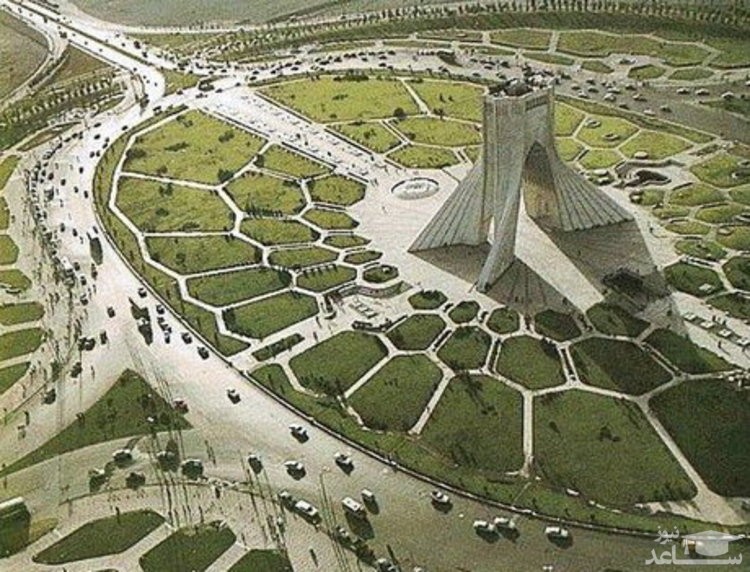 فرونشست در کمین میدان آزادی