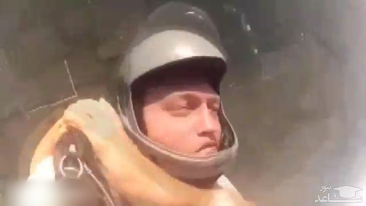 (فیلم) لحظه نجات معجز آسای یک چترباز بی‌هوش در آسمان