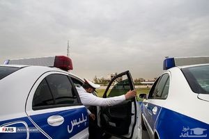 نجات جان راننده تویوتا توسط مأمور پلیس راهور