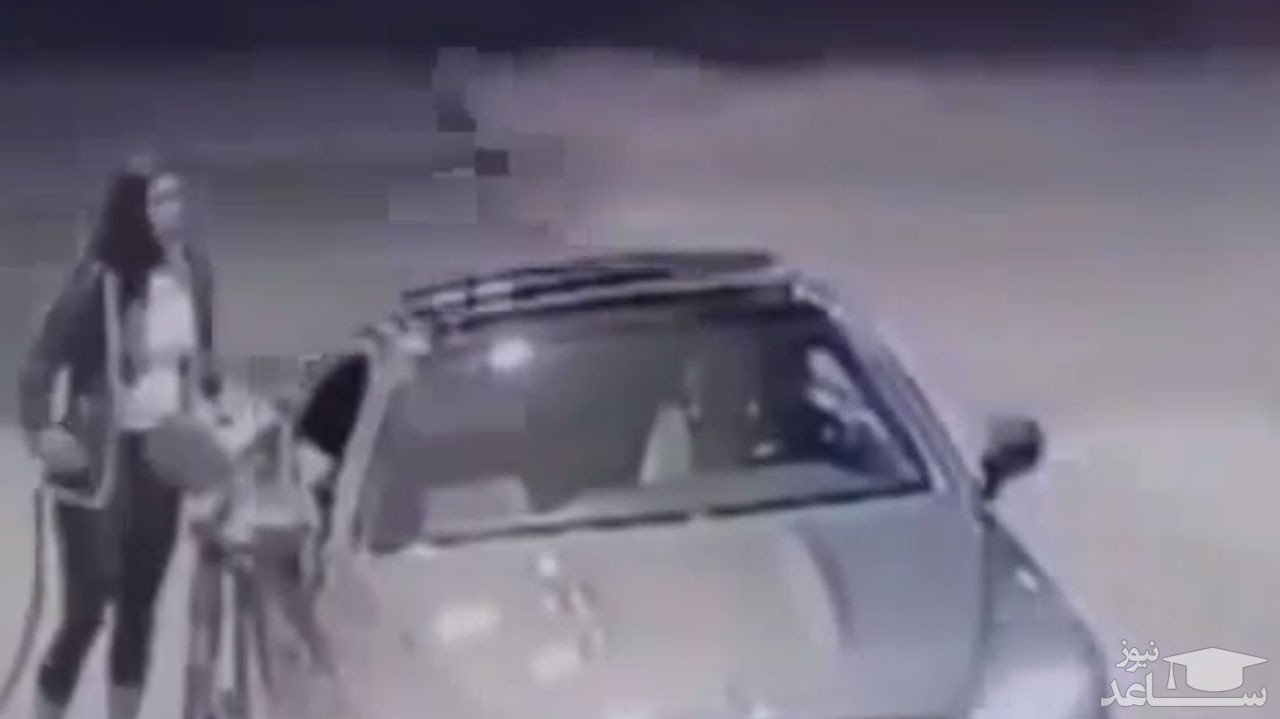 (فیلم) واکنش فوق العاده یک زن در مقابل سارق