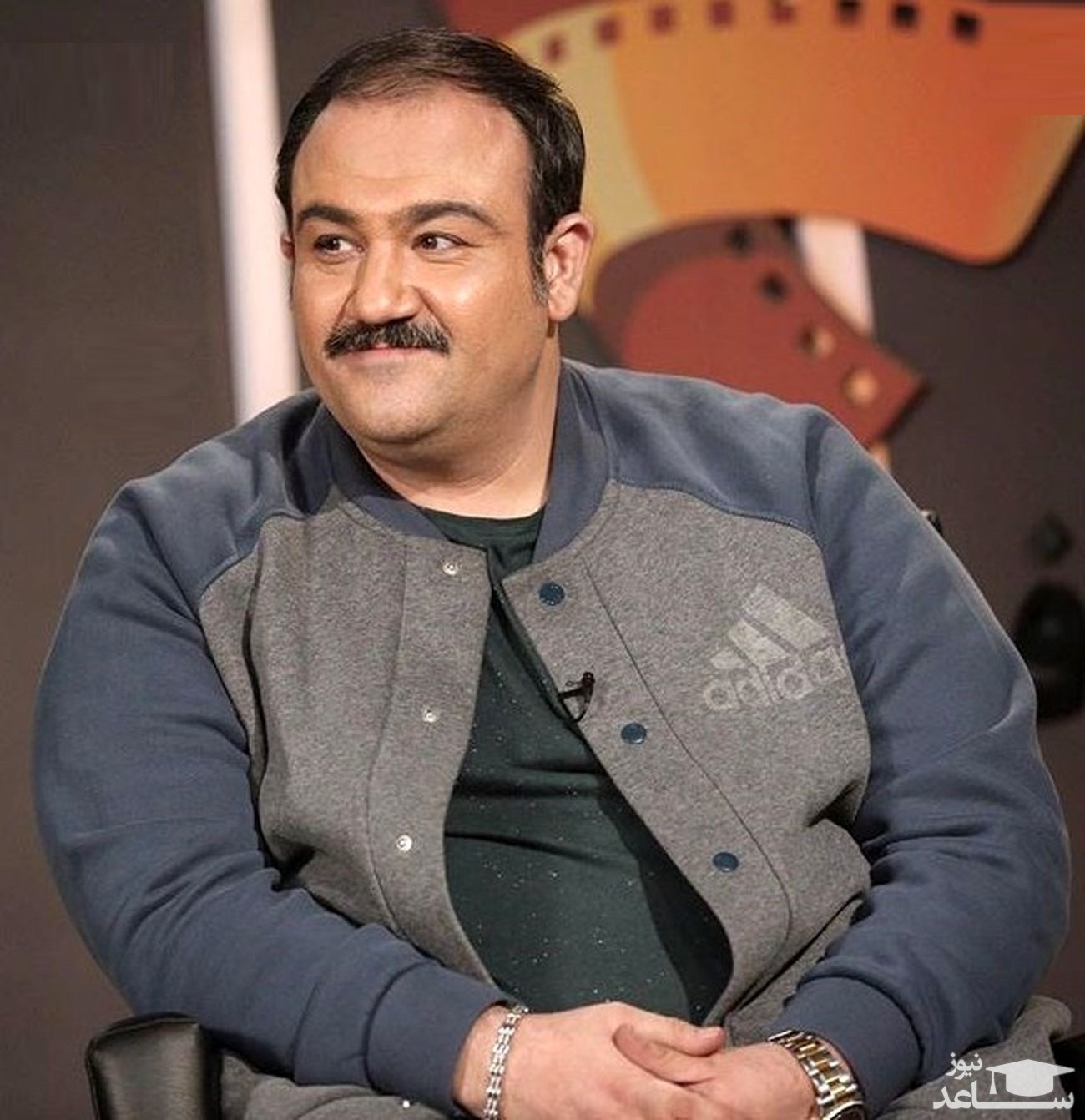 سلفی مهران غفوریان همرای برادر بزرگش در مصاحبه پشت صحنه ی نیسان آبی