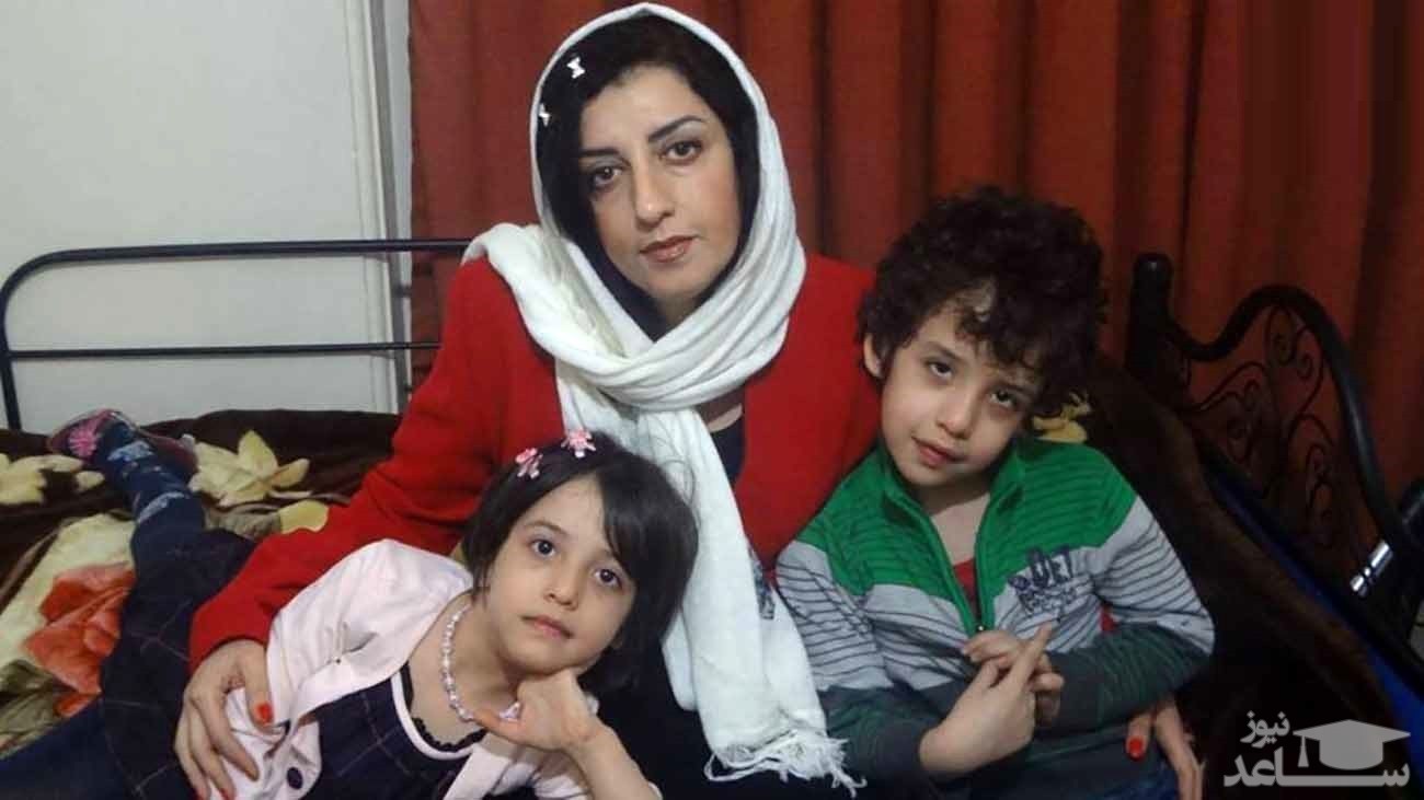 (فیلم ) معاینه نرگس محمدی در زندان زنجان