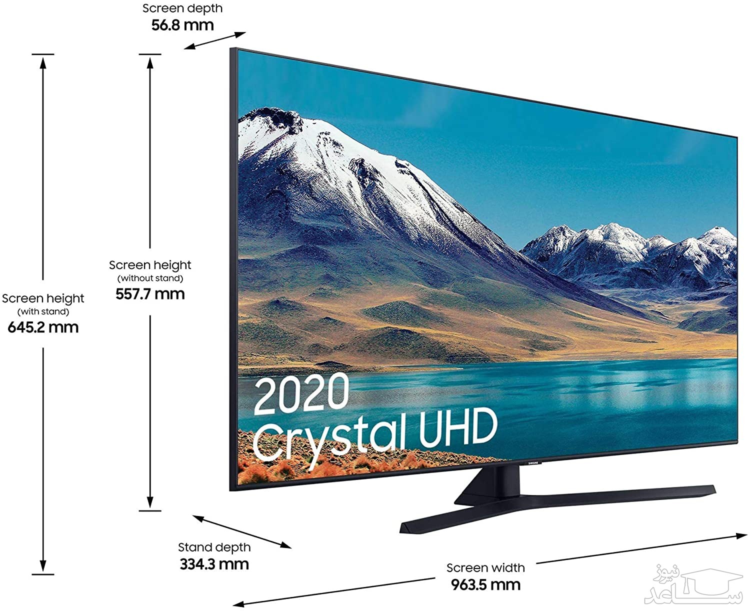 تلویزیون کریستال 4K سامسونگ مدل TU8500 سایز 50 اینچ محصول 2020