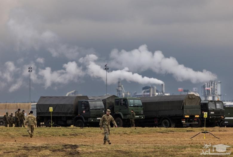 پایگاه نظامیان آمریکایی در لهستان و در نزدیکی مرز اوکراین/ رویترز