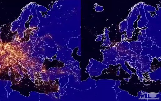 (فیلم) مقایسه شمار پروازها در جهان؛ قبل و بعد از کرونا 