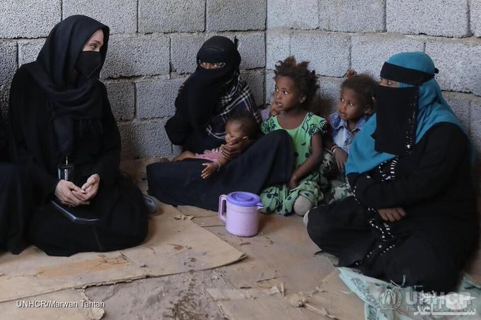 حضور آنجلینا جولی در یمن
