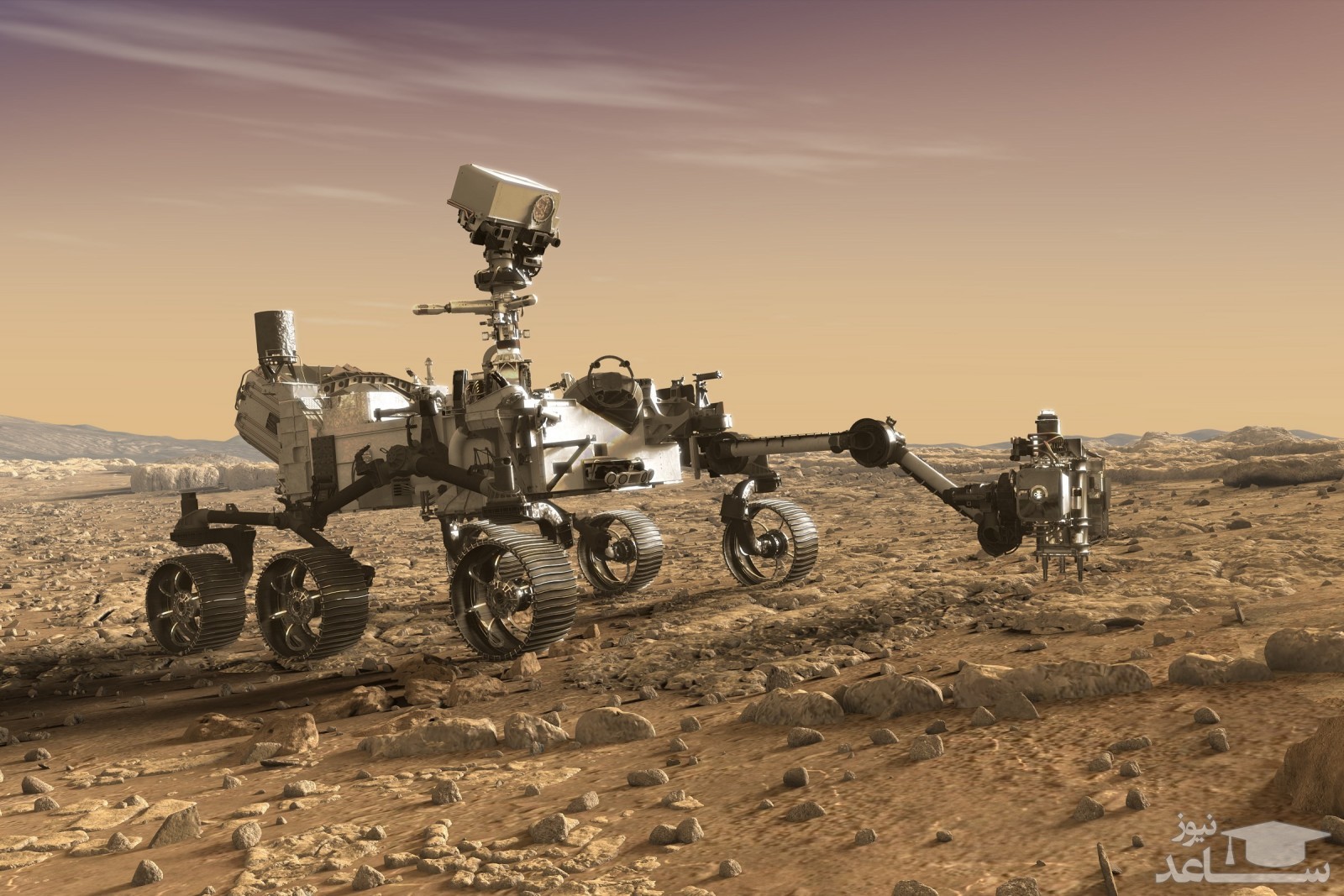 فیلم جدید هیجان انگیز و دیدنی کاوشگر پرسویرنس از سطح مریخ