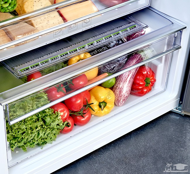 طبقات یخچال فریزر ساید بوش مدل KAD90VB204