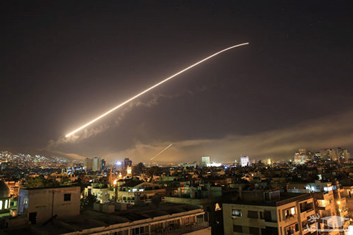 مقابله پدافند هوایی سوریه با حملات موشکی رژیم صهیونیستی