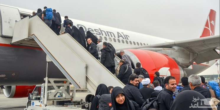 مسافران پرواز نجف - تهران از هواپیما پیاده نشدند!