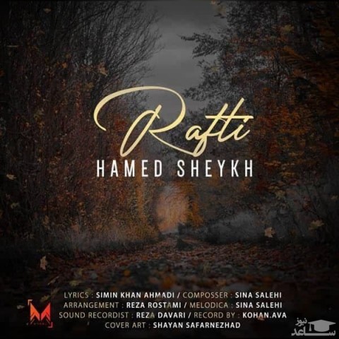 دانلود آهنگ رفتی از حامد شیخ