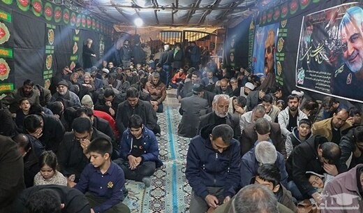 فرزند سردار سلیمانی جای خالی حاج قاسم را در این مراسم پُر کرد