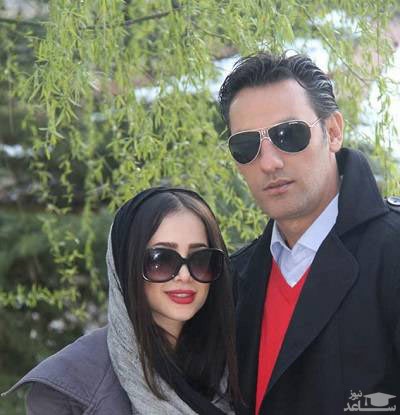 الناز حبیبی و همسر سابقش