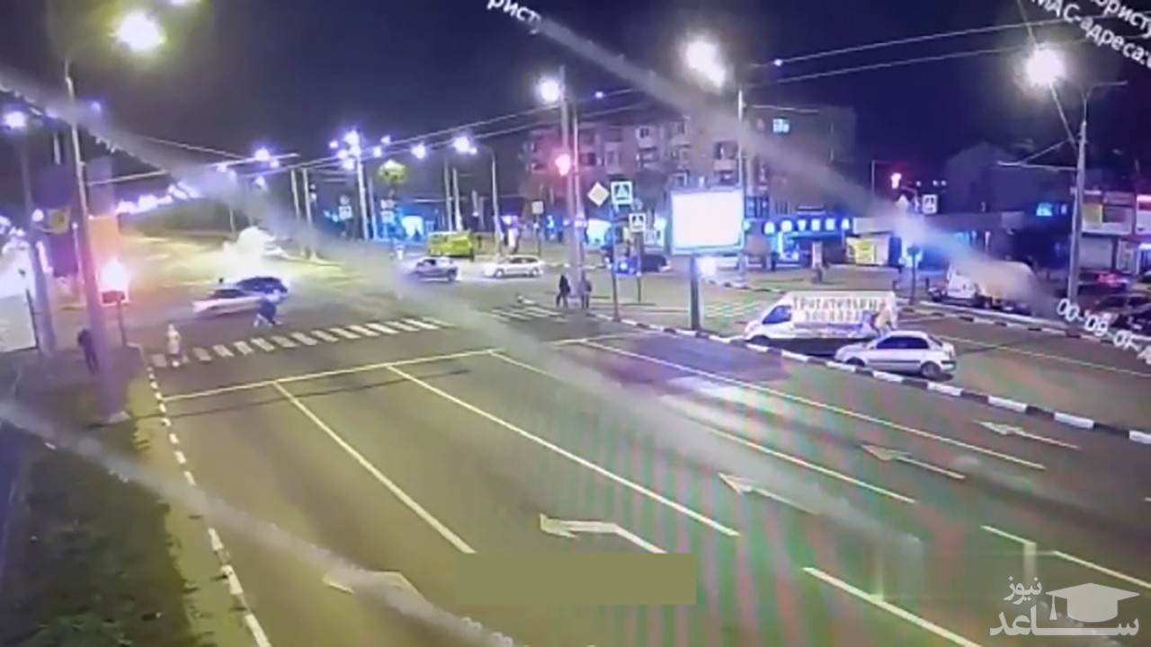 (فیلم) سرعت زیاد خودرو باعث تصادفی مرگبار شد