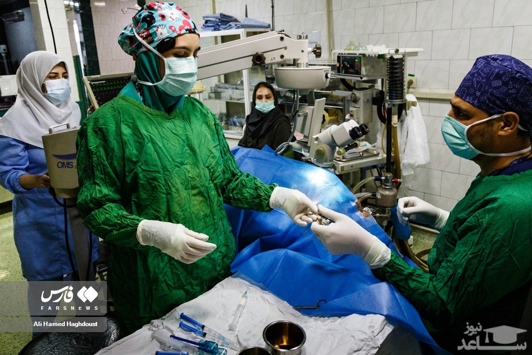 عمل جراحی رایگان چشم در تبریز