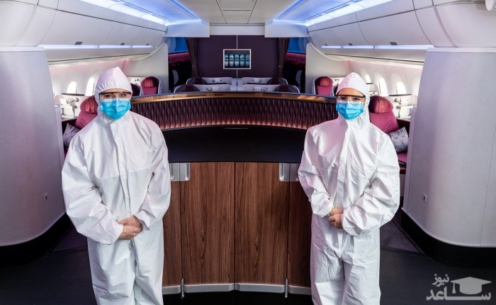 مدافعان سلامت در هواپیما