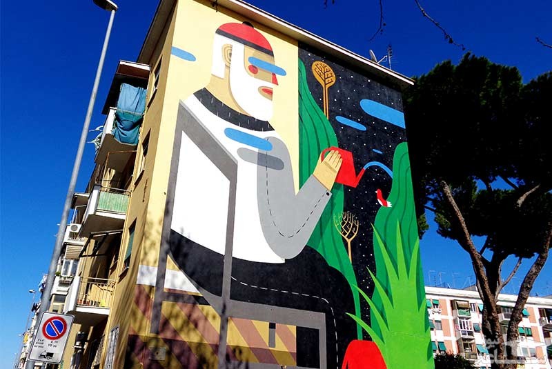 نقاشی روی دیوار محله سن باسیلیو