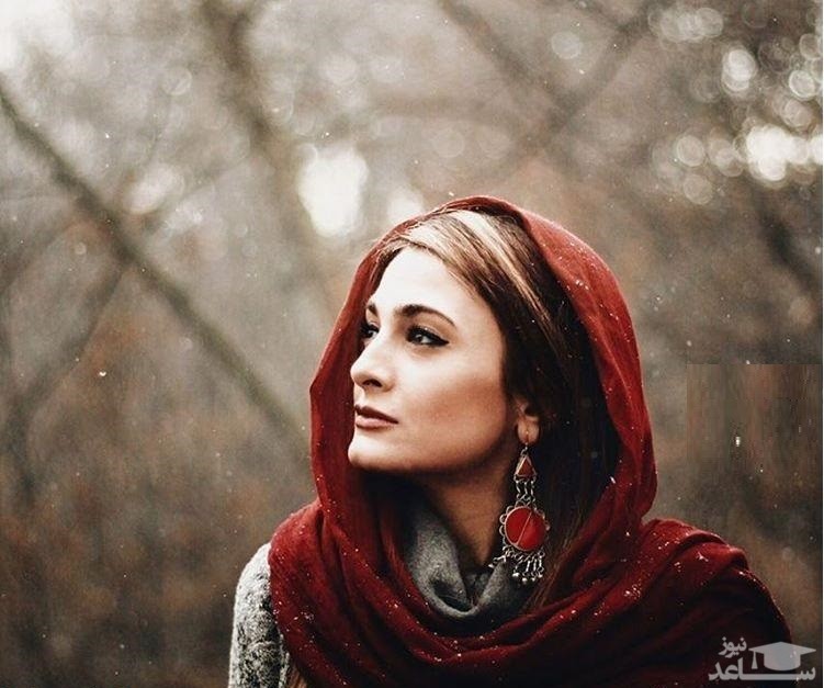 عکس متفاوت پاییزی  آناهیتا دری، بازیگر زن معروف ایرانی