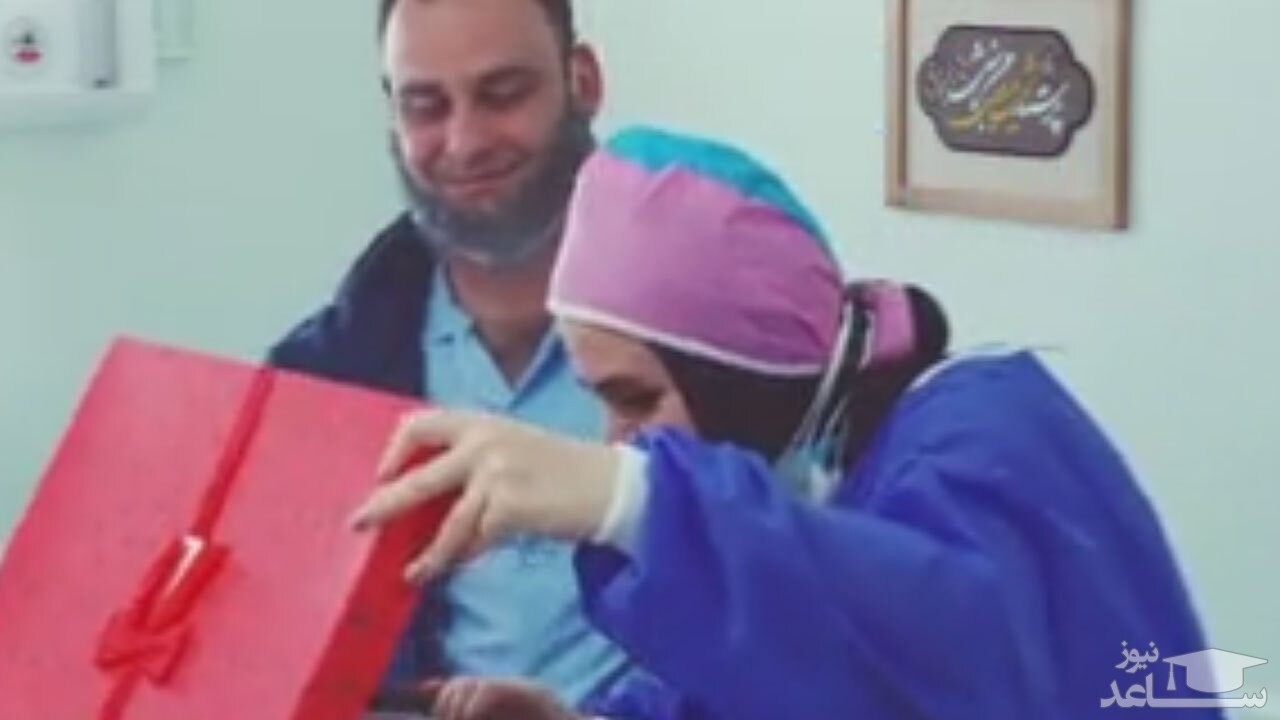 (فیلم) غافلگیر شدن دیدنی پرستاران پس از ملاقات با همسرانشان