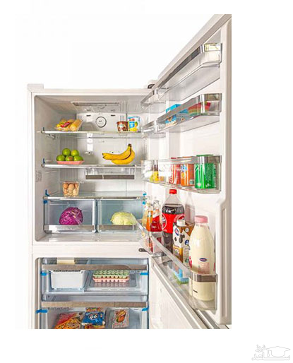 فضای داخلی یخچال فریزر یخساران مدل کامبی NRF 26