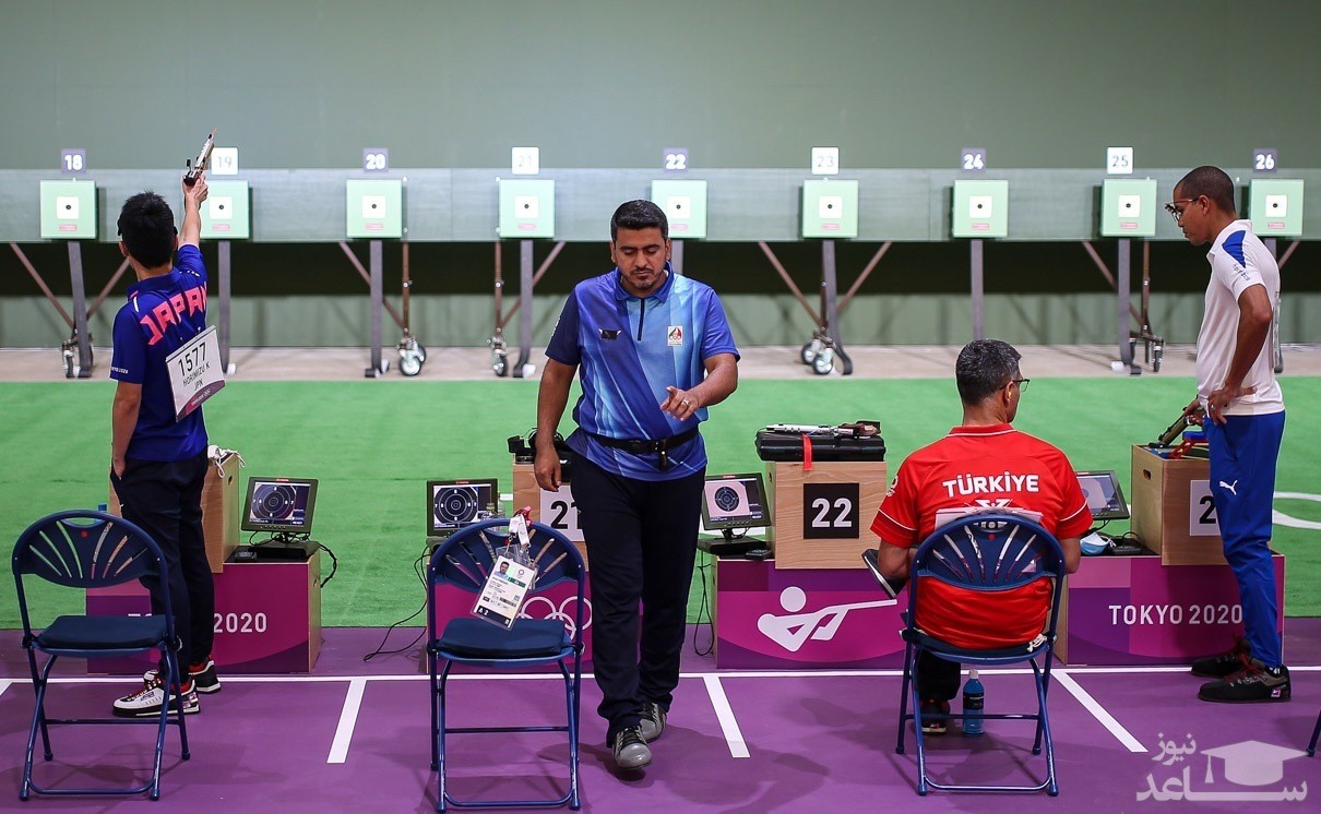 مدال طلای جواد فروغی در تیراندازی در المپیک توکیو