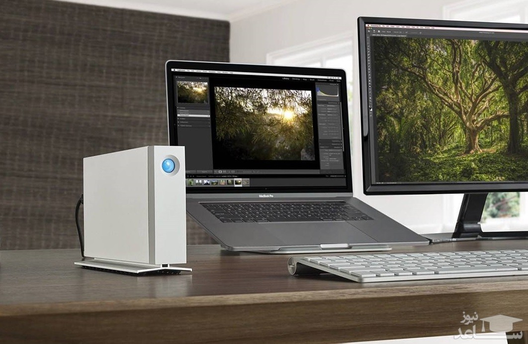 هارد اکسترنال لسی مدل d2 Thunderbolt 3 ظرفیت 8 ترابایت