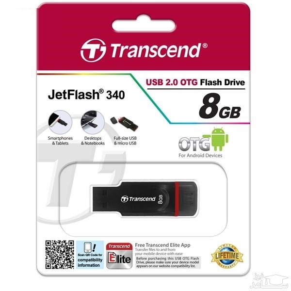 فلش مموری OTG ترنسند مدل JetFlash 340
