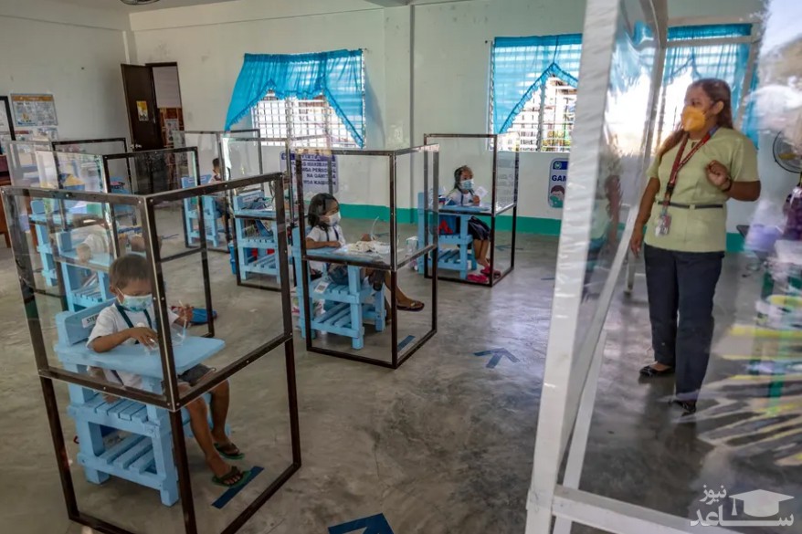 تدابیر جلوگیری از شیوع ویروس کرونا در مدارس فیلیپین/ گتی ایمجز