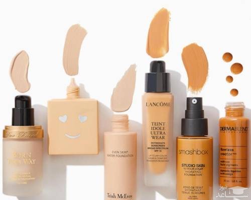 کرم پودرها در رنگهای مختلف