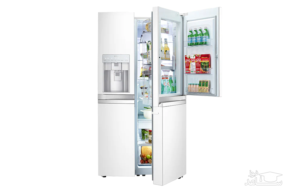یخچال فریزر ساید ال جی سفید مدل SXB550WB