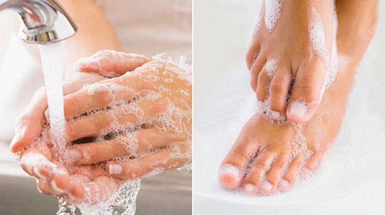 چگونه دست و پاهایی سفید داشته باشیم؟