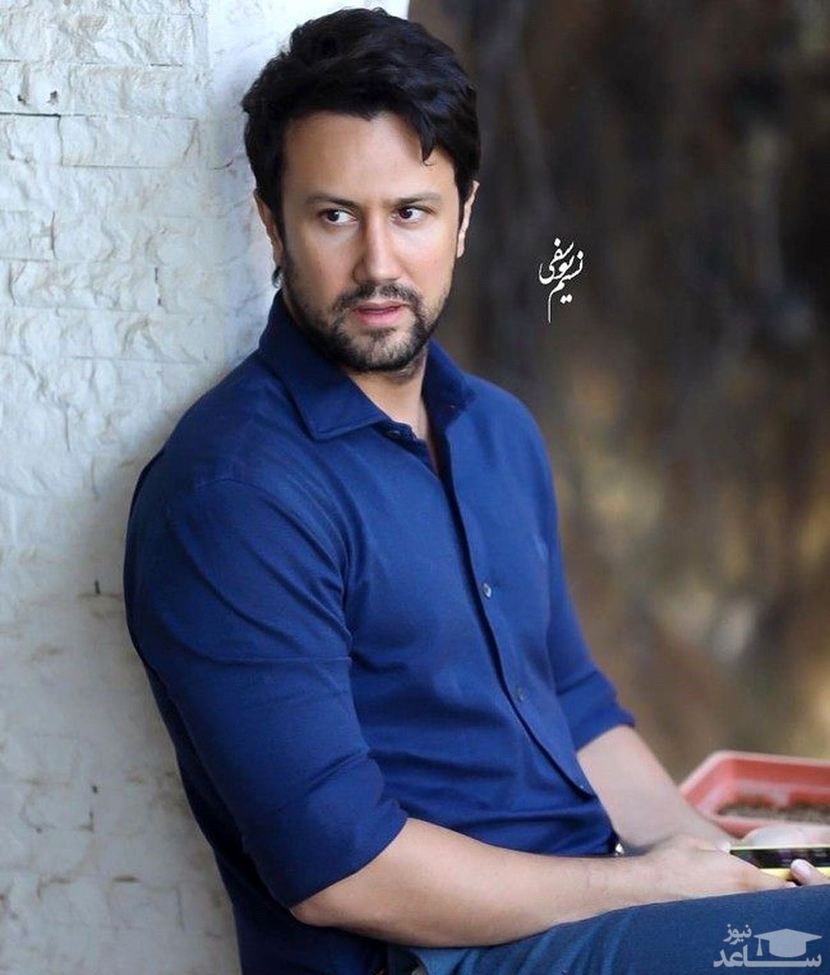 سلفی شاهرخ استخری با سوپر ماریو