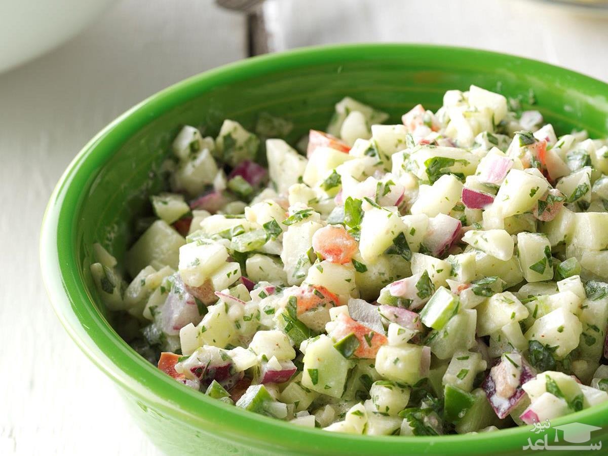 طرز تهیه سالسای خیار