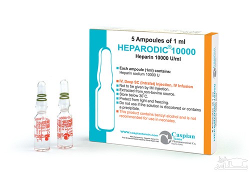 عوارض و موارد مصرف هپارین