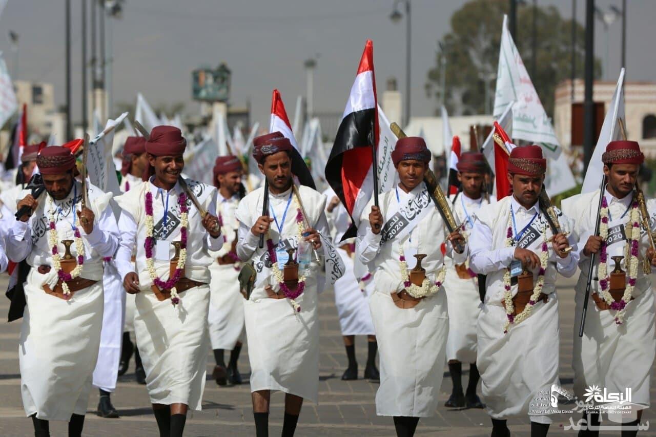 (عکس)  مراسم ازدواج دسته جمعی یمنی ها